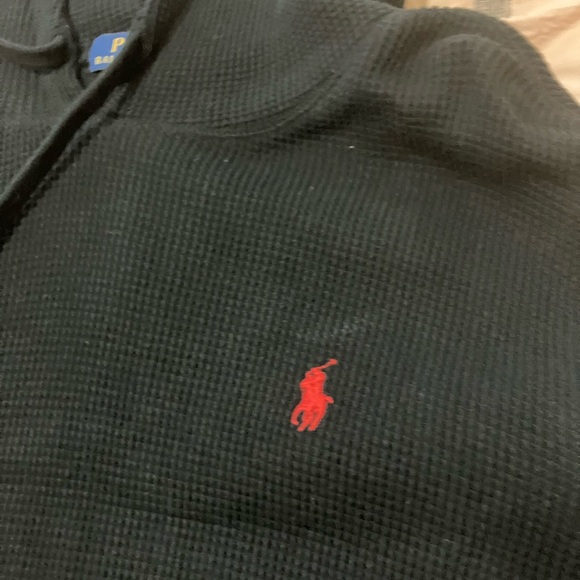 Ralph Lauren Black Waffle Knit Sweater - Picture 2 of 4